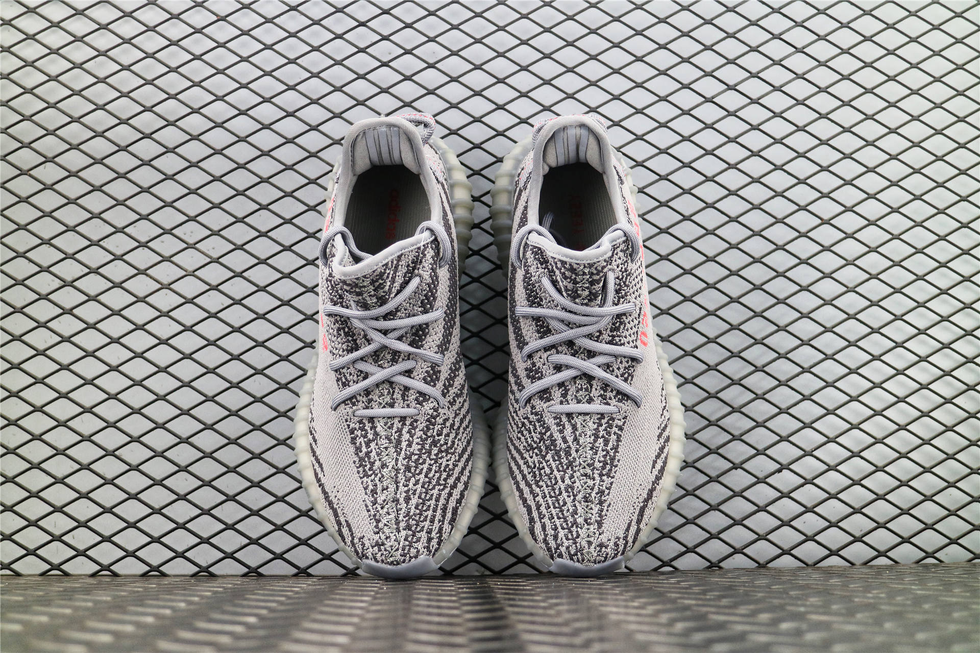 мужские кроссовки Adidas Yeezy 350 Boost V2 BELUGA 2.0 Grey / Bold Orange / Dark Grey