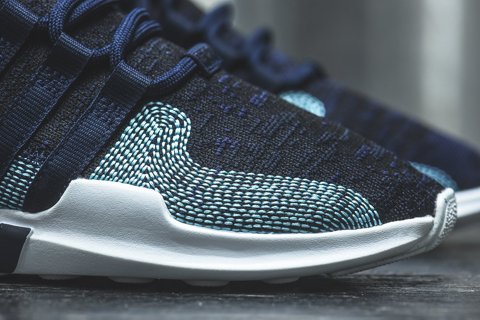 Кроссовки мужские Adidas EQT Support ADV X Parley Legend Ink / Blue Spirit / Cloud White