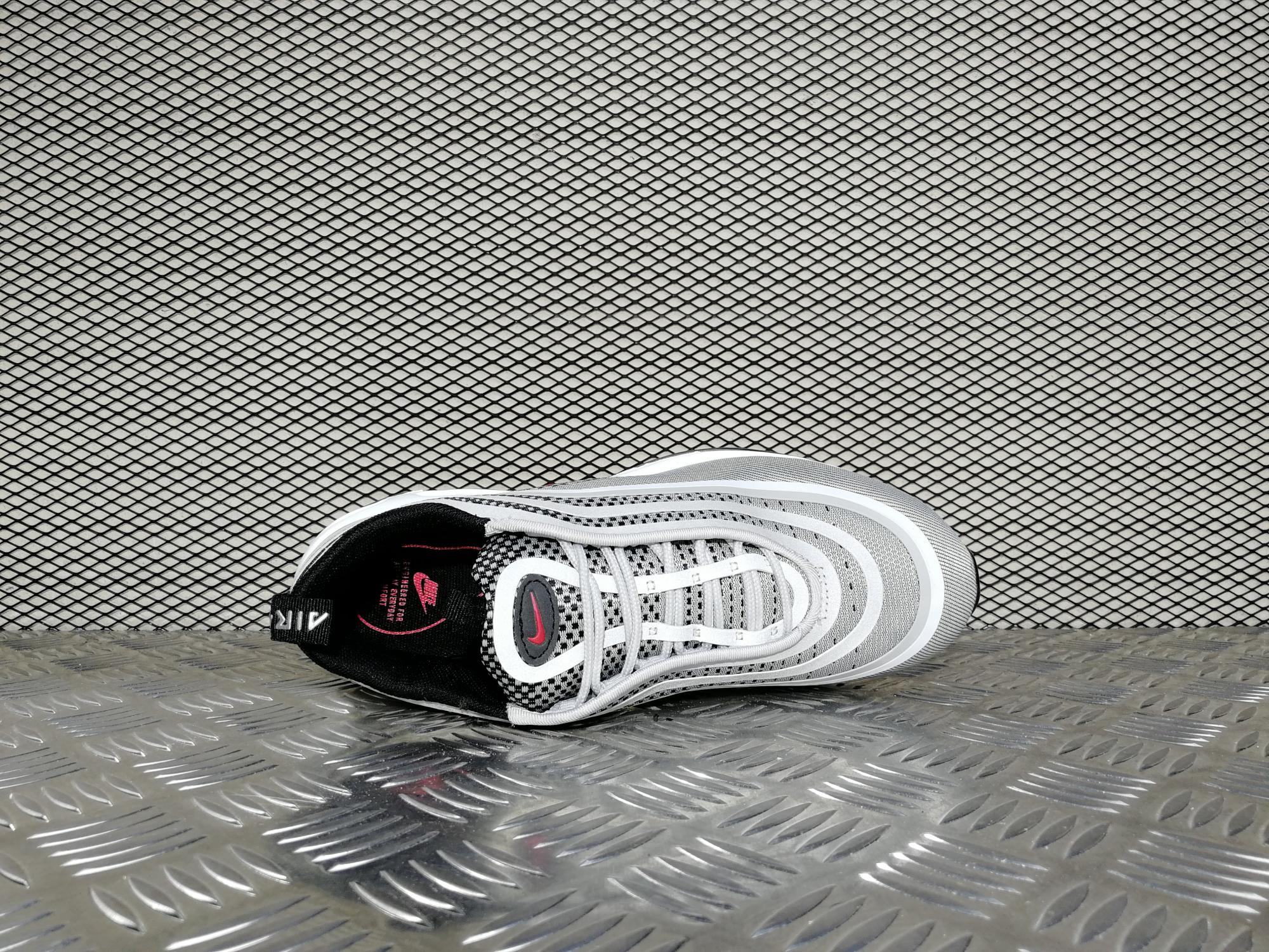 Кроссовки мужские Nike Air Max 97 Ultra 17 Metallic Silver / Varsity Red - Black - White