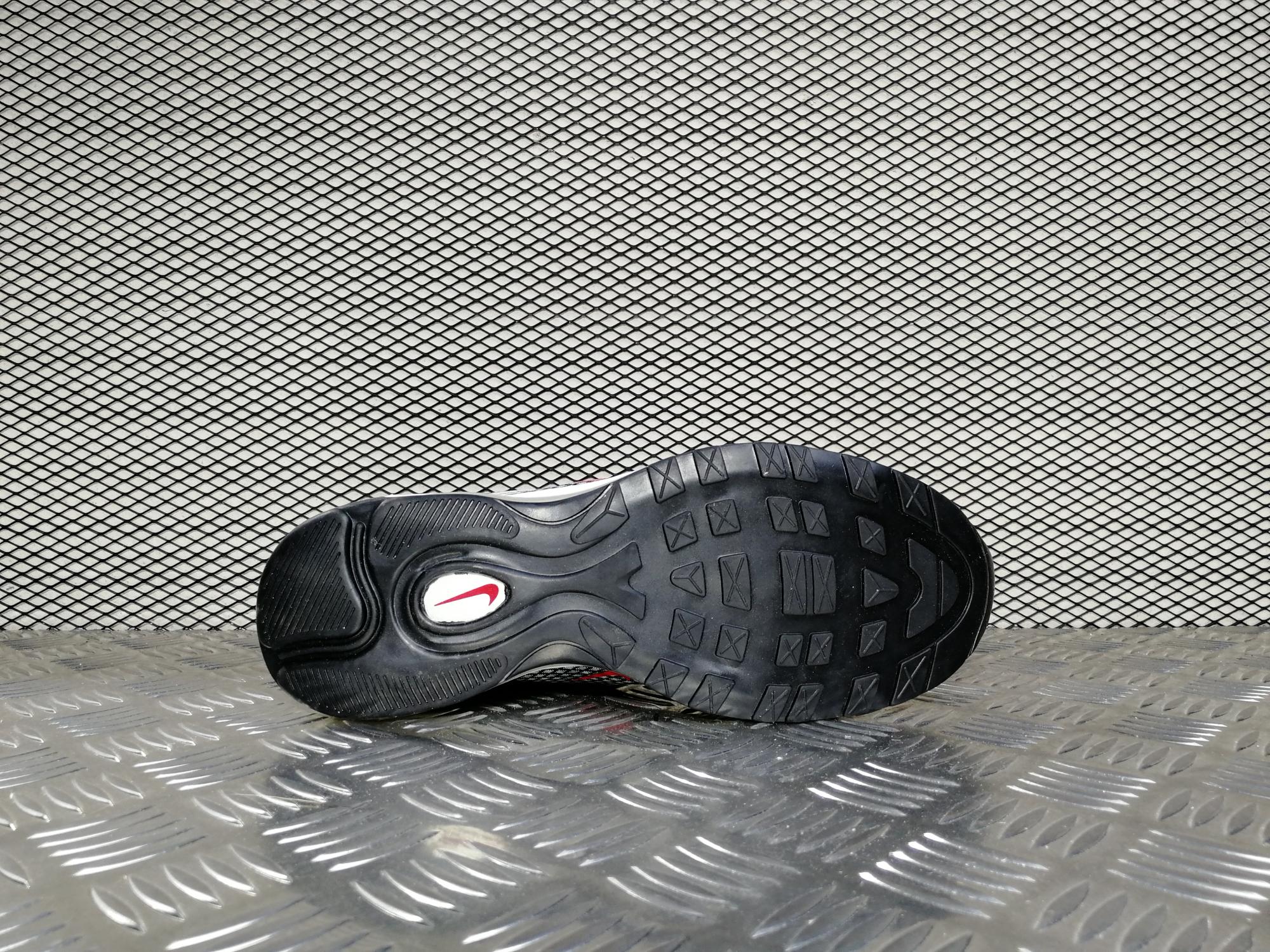 Кроссовки мужские Nike Air Max 97 Ultra 17 Metallic Silver / Varsity Red - Black - White