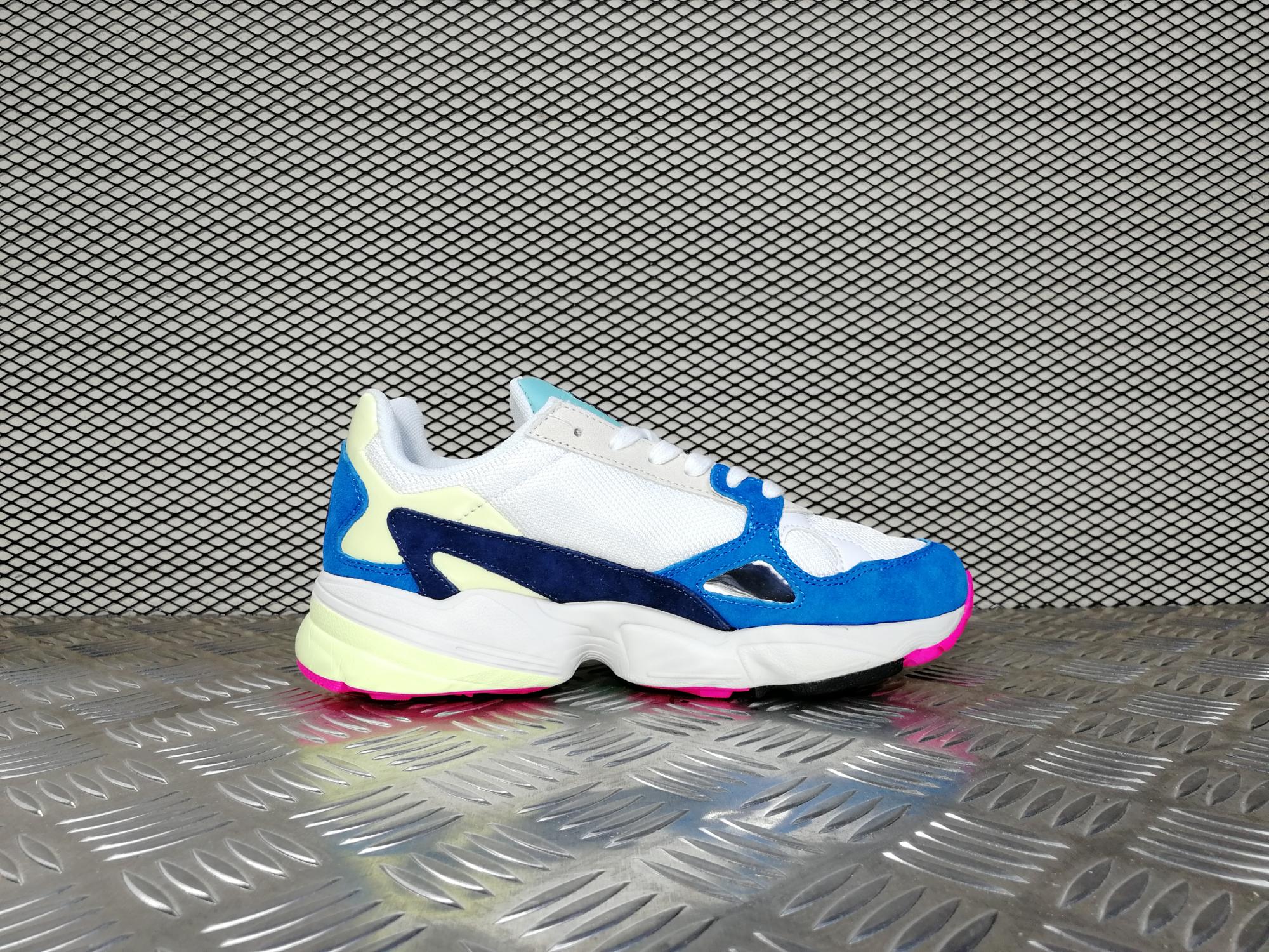 Кроссовки женские Adidas Falcon Ftwr White / Ftwr White / Blue