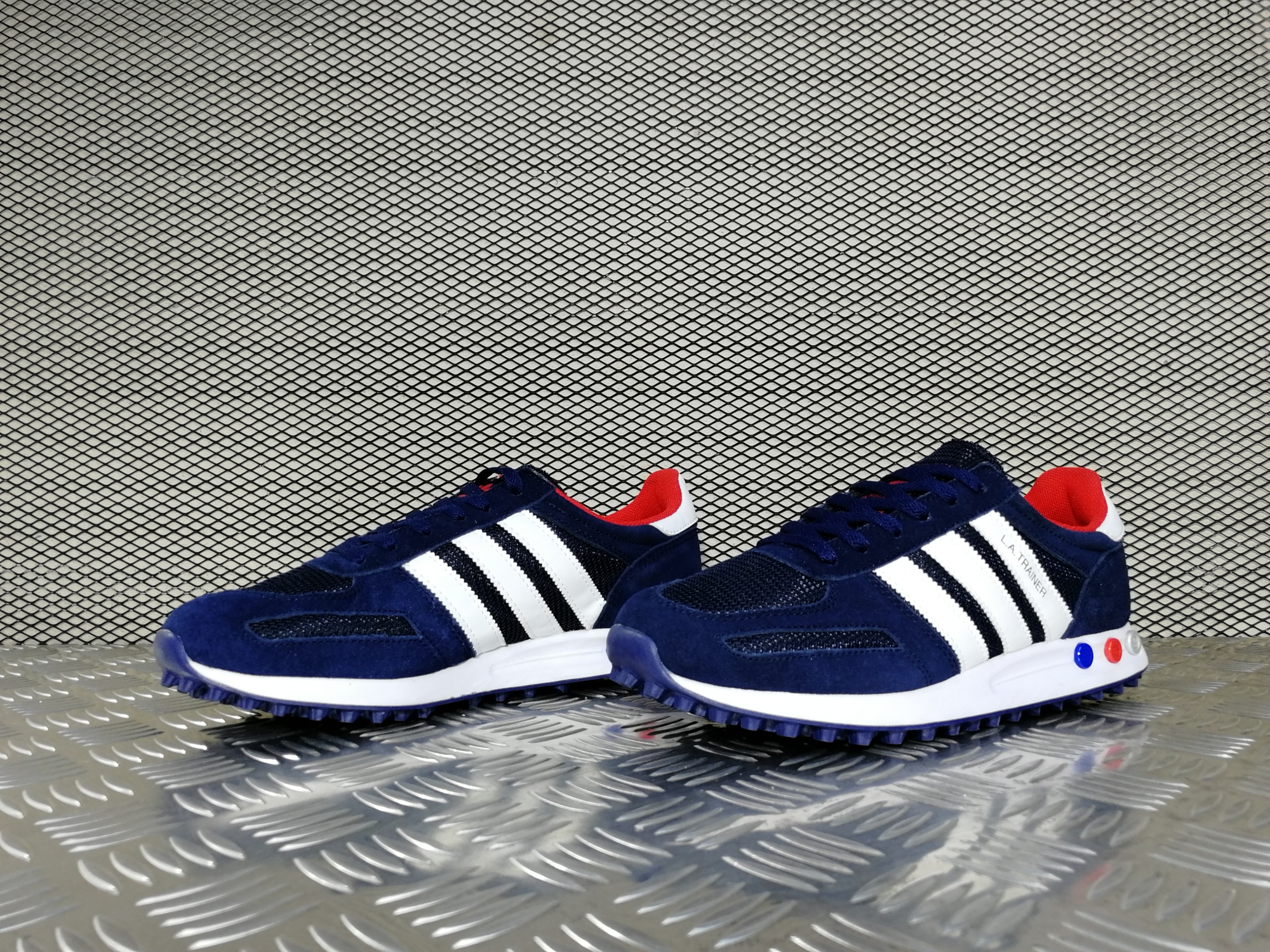 мужские кроссовки Adidas LA Trainer OG Navy Blue