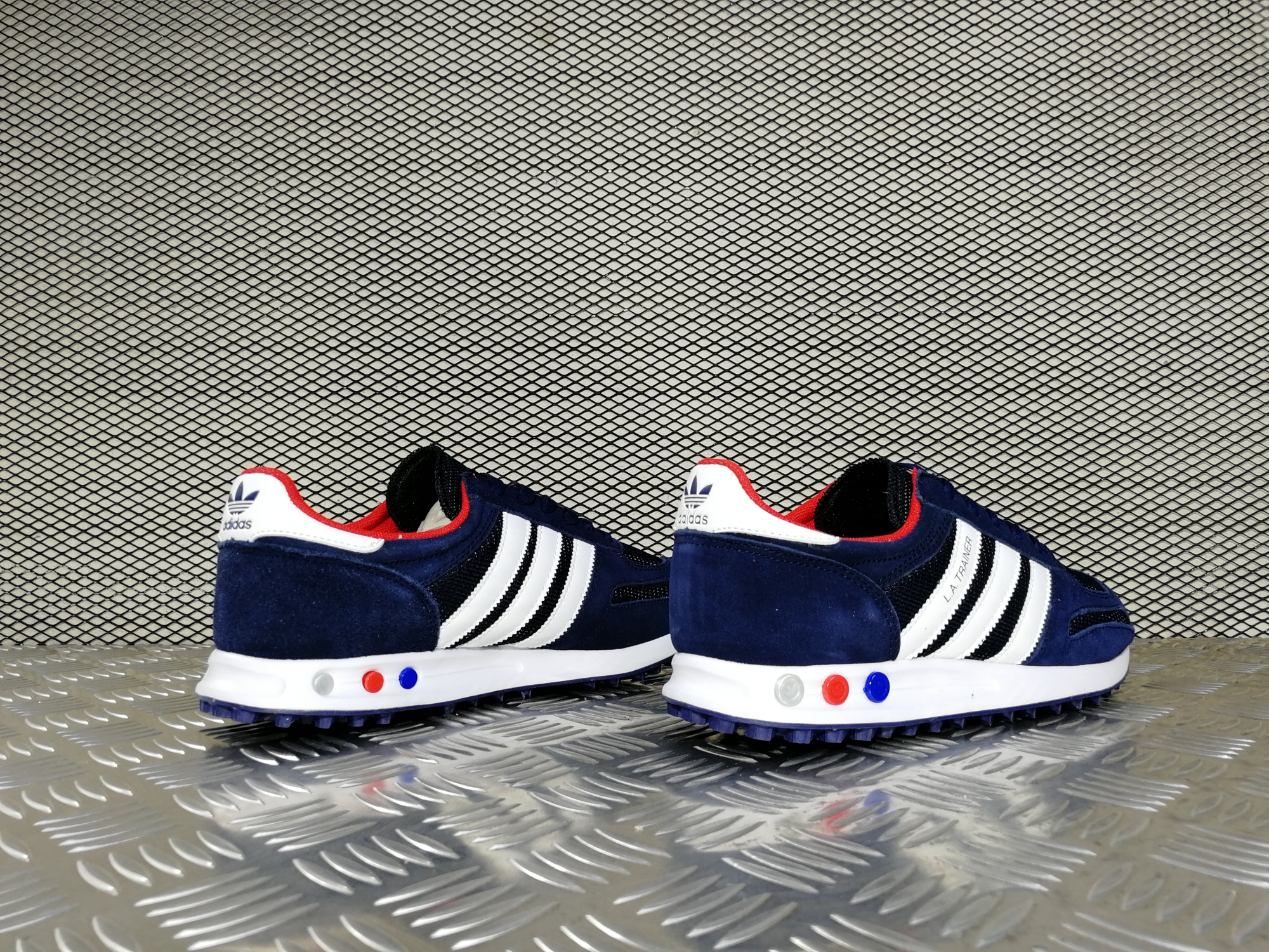 мужские кроссовки Adidas LA Trainer OG Navy Blue