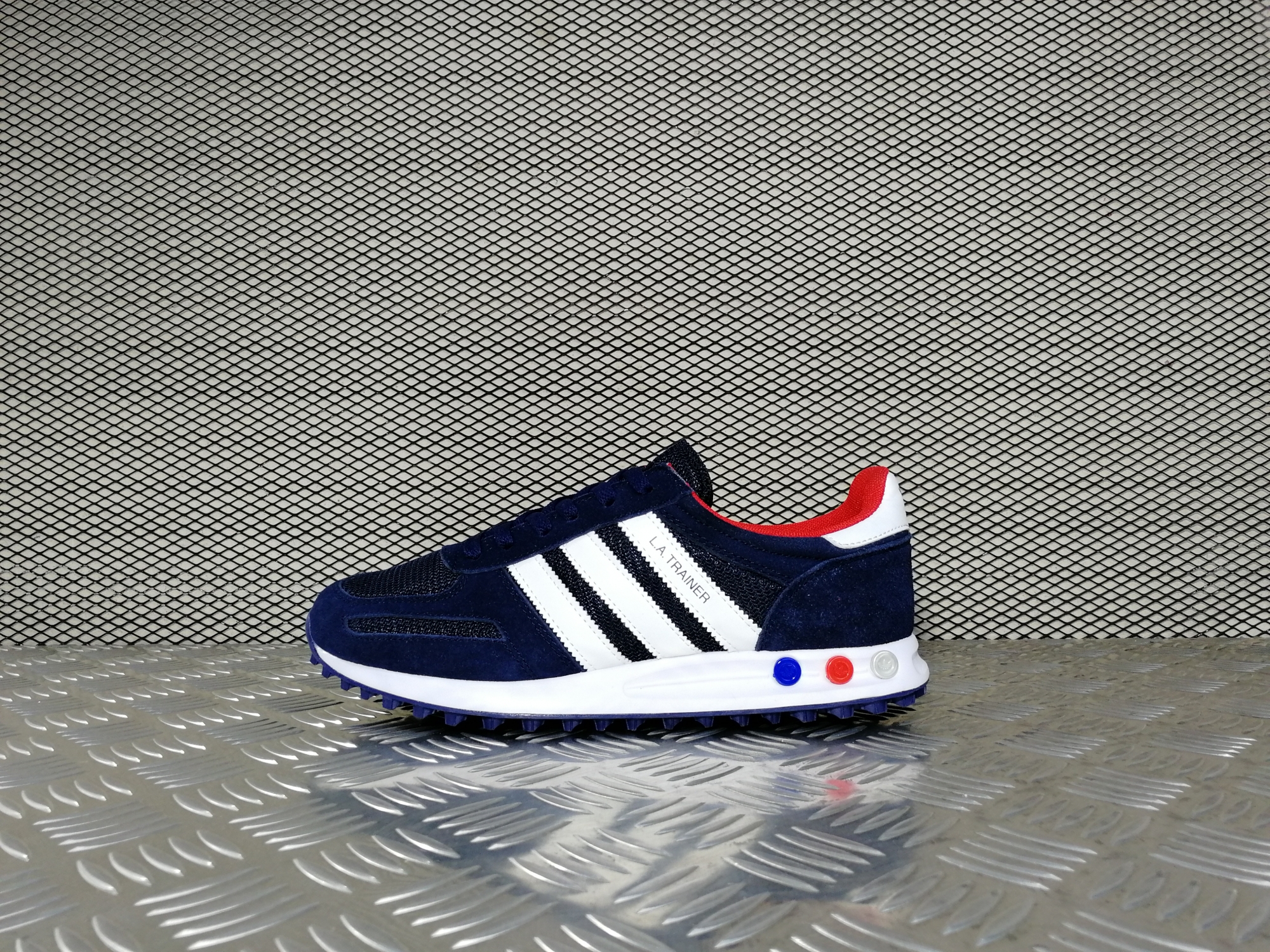 мужские кроссовки Adidas LA Trainer OG Navy Blue