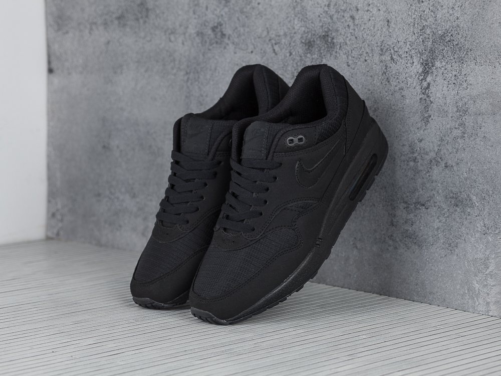 Nike Air Max 1 черные мужские (AR9399) - фото 2 Nike Air Max 1 черные мужские (AR9399) - фото 2