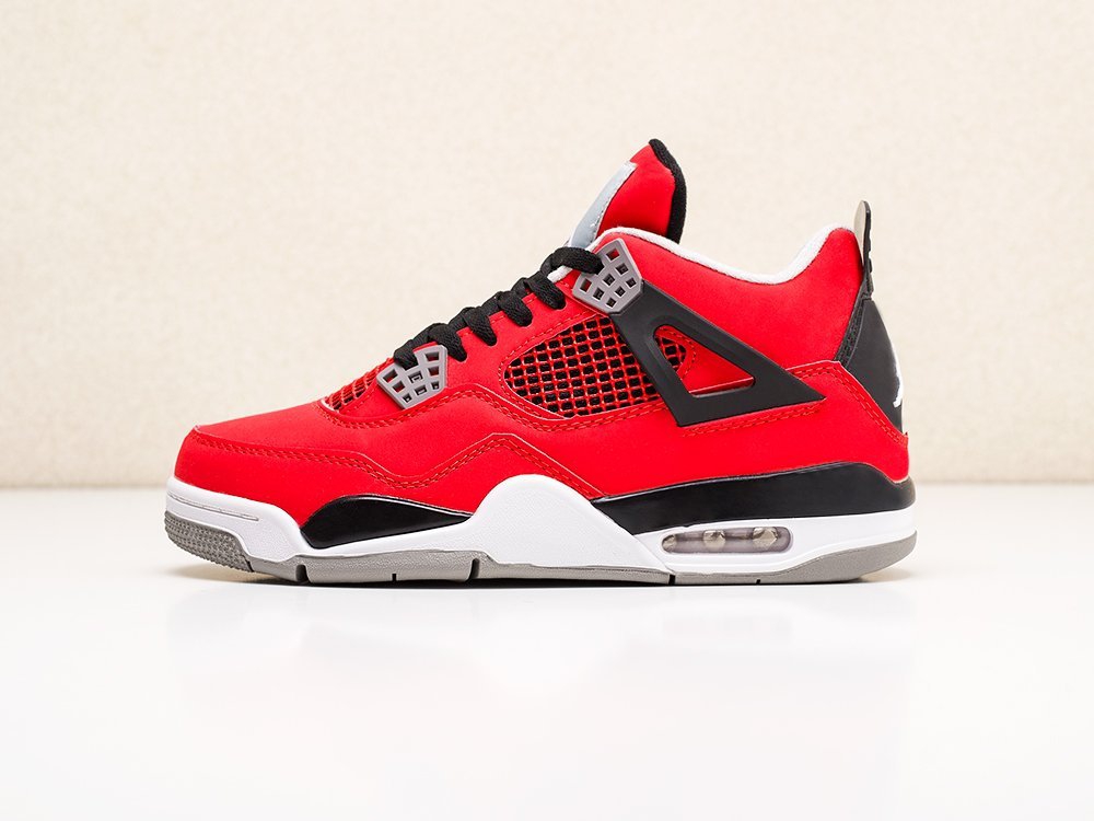 Nike Air Jordan 4 Retro красные мужские (AR9412) - фото 1
