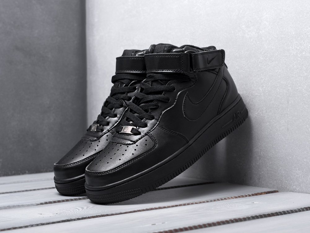 Nike Air Force 1 черные мужские (AR9415) - фото 2