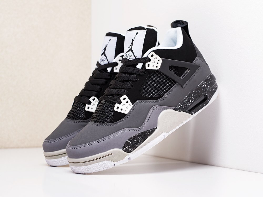 Nike Air Jordan 4 Retro черные мужские (AR9417) - фото 2