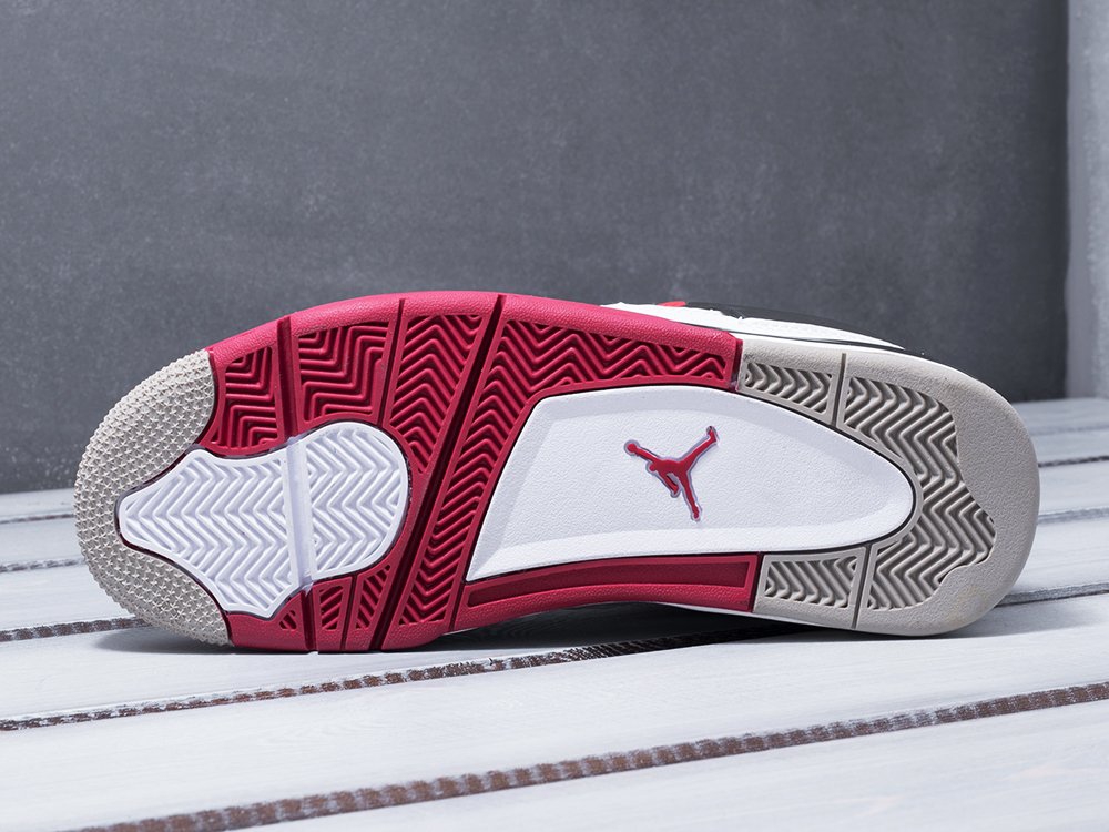 Nike Air Jordan 4 Retro белые мужские (AR9421) - фото 4