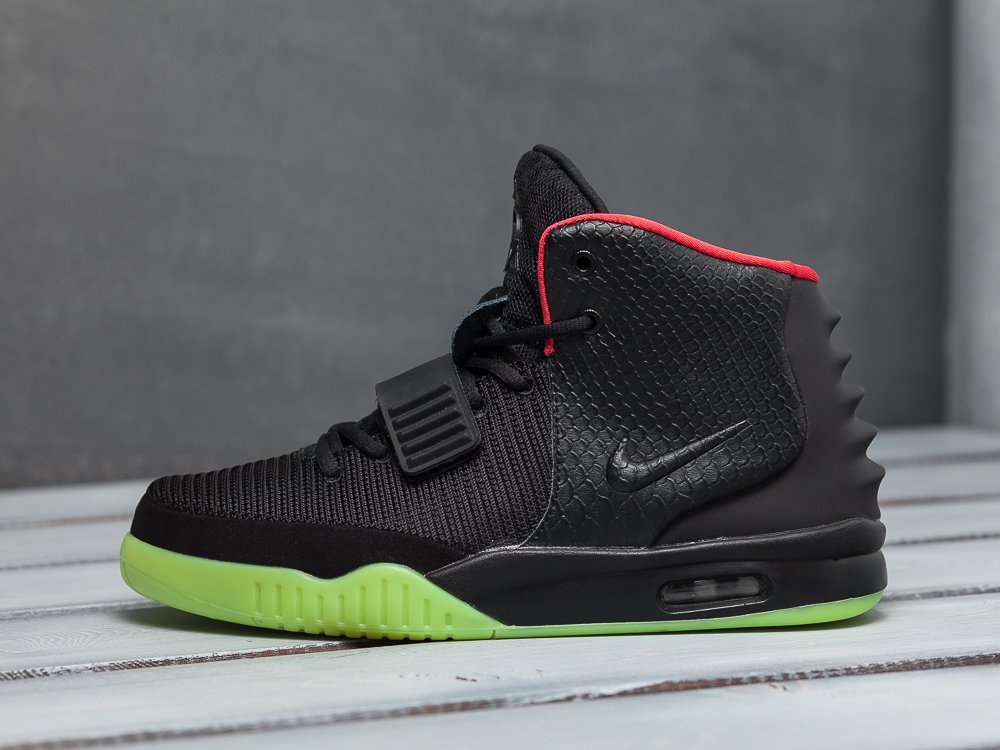 Nike Air Yeezy 2 черные мужские (AR9422) - фото 2 Nike Air Yeezy 2 черные мужские (AR9422) - фото 2