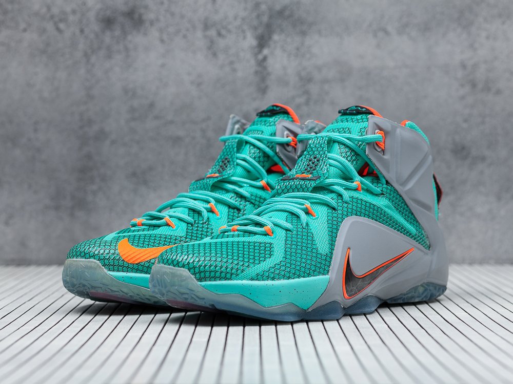 Nike Lebron 12 бирюзовые мужские (AR9456) - фото 4 Nike Lebron 12 бирюзовые мужские (AR9456) - фото 4