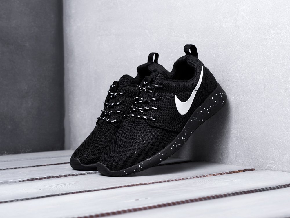 Nike Roshe Run черные женские (AR9461) - фото 1 Nike Roshe Run черные женские (AR9461) - фото 1