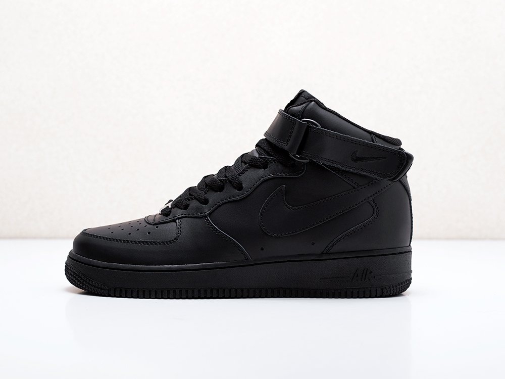 Nike Air Force 1 черные мужские (AR9482) - фото 1 Nike Air Force 1 черные мужские (AR9482) - фото 1