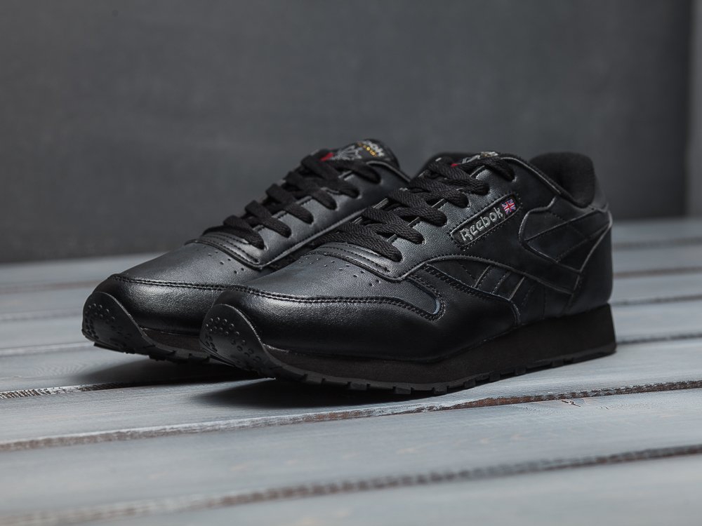 Reebok Classic Leather черные мужские (AR9563) - фото 4 Reebok Classic Leather черные мужские (AR9563) - фото 4