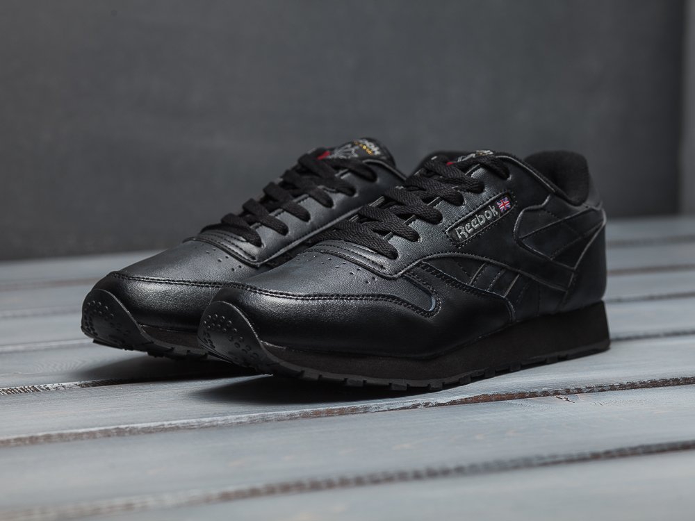 Reebok Classic Leather черные мужские (AR9563) - фото 4