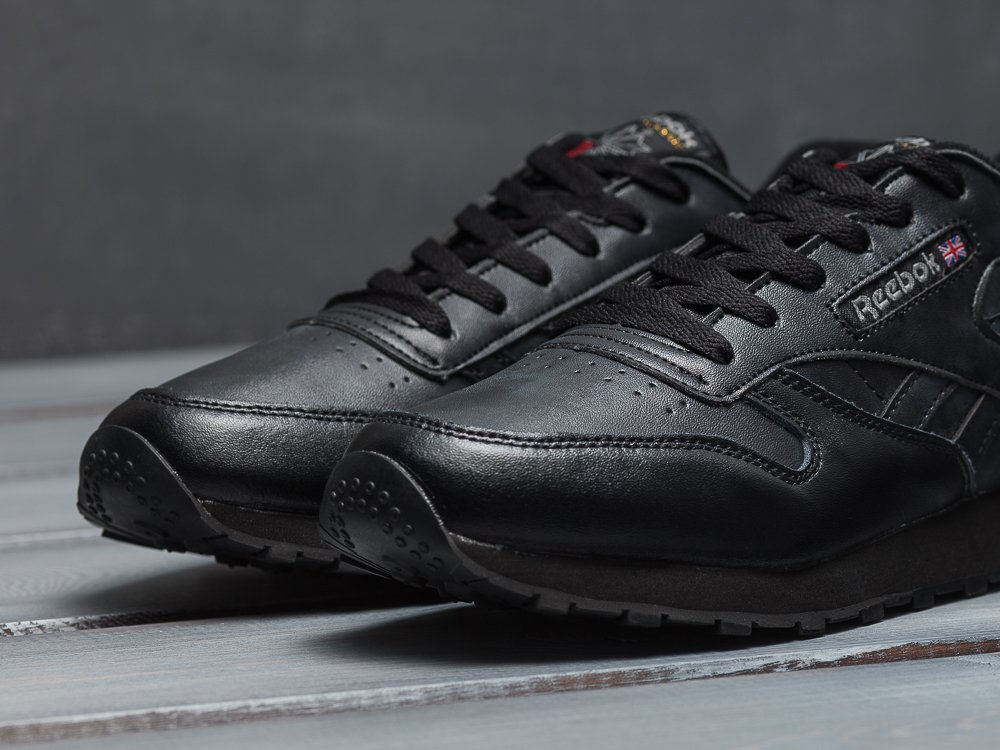 Reebok Classic Leather черные мужские (AR9563) - фото 7 Reebok Classic Leather черные мужские (AR9563) - фото 7