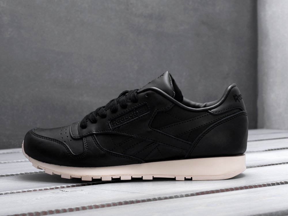 Reebok Classic Leather черные мужские (AR9574) - фото 1 Reebok Classic Leather черные мужские (AR9574) - фото 1