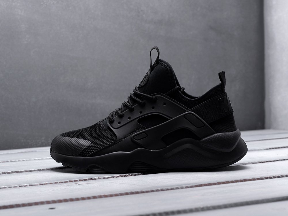 Nike Air Huarache Ultra черные мужские (AR9644) - фото 1 Nike Air Huarache Ultra черные мужские (AR9644) - фото 1