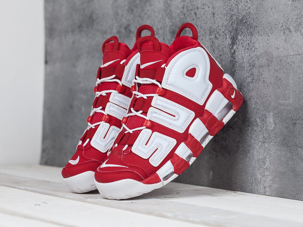 Nike Air More Uptempo красные мужские (AR9813) - фото 2 Nike Air More Uptempo красные мужские (AR9813) - фото 2
