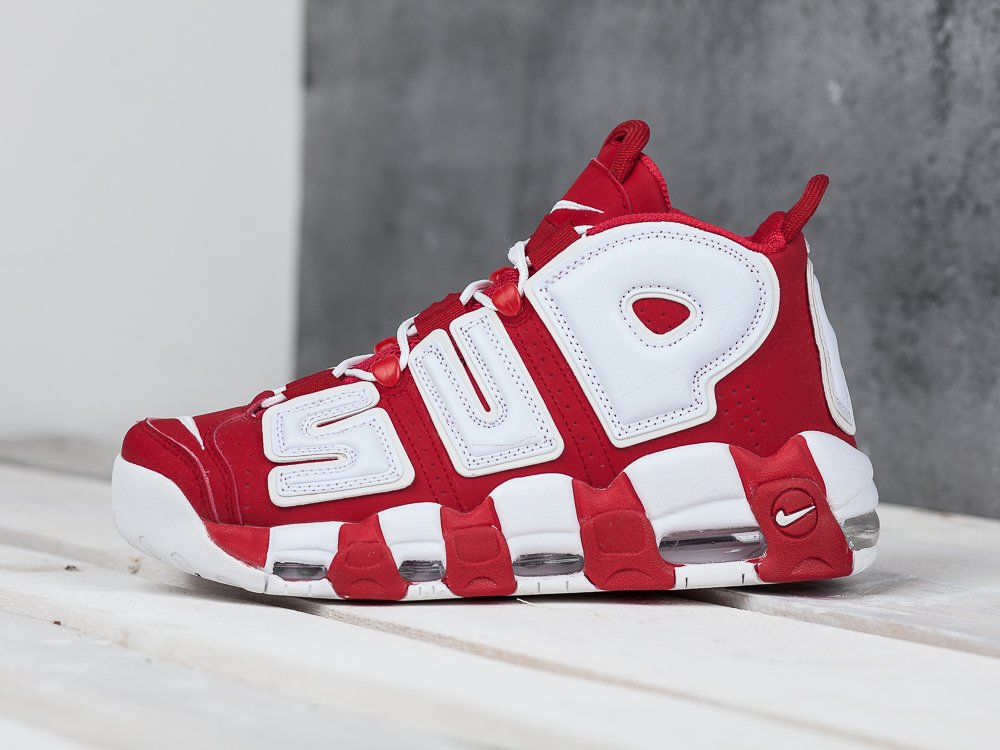 Nike Air More Uptempo красные мужские (AR9813) - фото 1 Nike Air More Uptempo красные мужские (AR9813) - фото 1