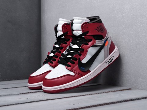 мужские кроссовки Nike Air Jordan 1 x Off-White