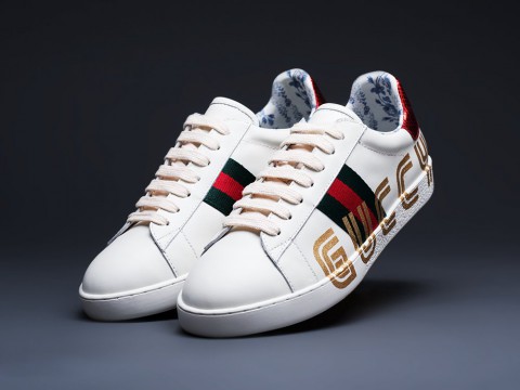 женские кроссовки Gucci Ace Embroidered