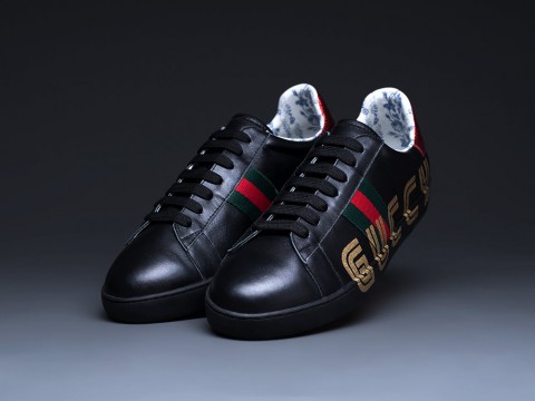 мужские кроссовки Gucci Ace Embroidered