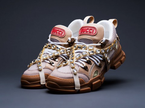 женские кроссовки Gucci Flashtrek