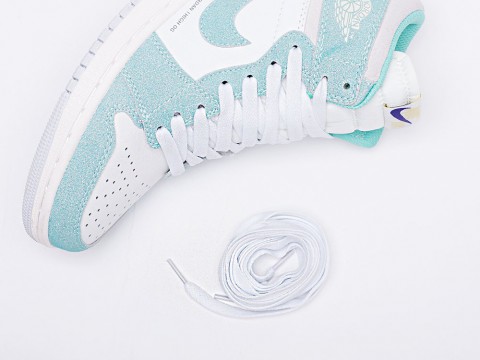 Nike Air Jordan 1 голубые