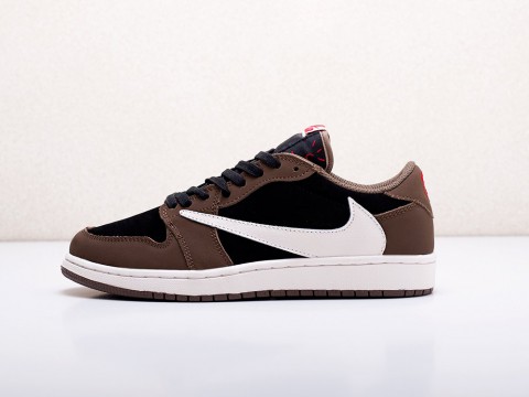 Мужские кроссовки Nike Air Jordan 1 коричневые
