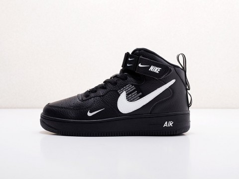 Nike Air Force 1 07 Mid LV8 черные