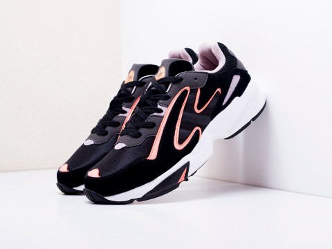 женские кроссовки Adidas Originals Yung-96 Chasm WMNS CORE BLACK / CORE BLACK / SEMI CORAL