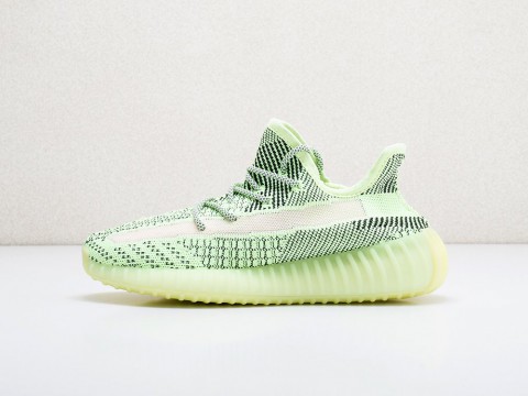 Женские кроссовки Adidas Yeezy 350 Boost v2 зеленые