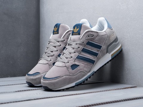 мужские кроссовки Adidas ZX 750 Grey / Navy Blue / White