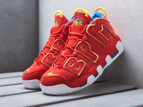 мужские кроссовки Nike Air More Uptempo Doernbecher Red Suede