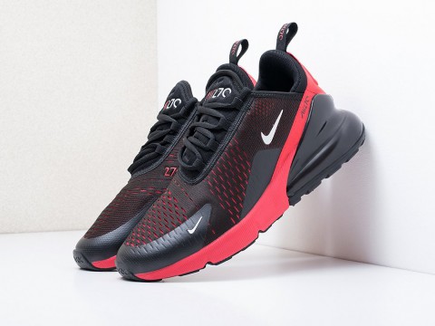 мужские кроссовки Nike Air Max 270 Black / Red / Black