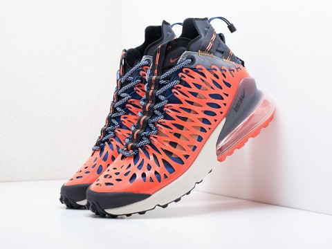 мужские кроссовки Nike ISPA Air Max 270 White / Fire Red / Black