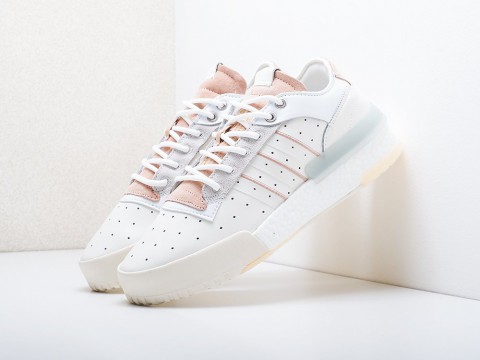 мужские кроссовки Adidas Rivalry RM Low Running White / Cloud White / Glow Orange
