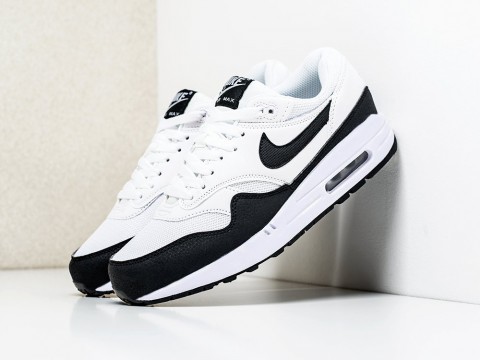 мужские кроссовки Nike Air Max 1 White / Black