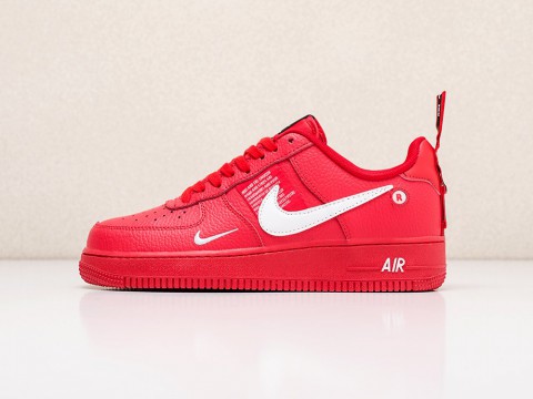 Nike Air Force 1 LV8 Utility Team Red / White артикул 14478