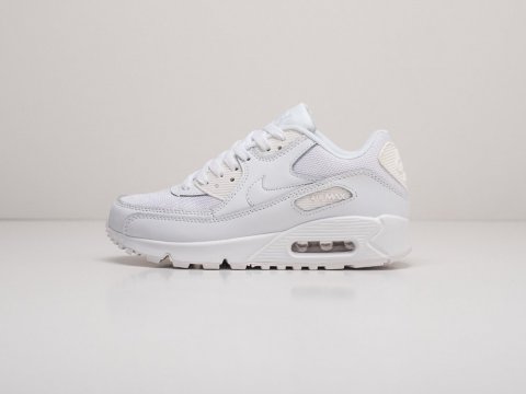 Nike Air Max 90 Textile Top WMNS Triple White артикул 15382