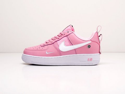 Женские кроссовки Nike Air Force 1 LV8 Utility WMNS Pink / White (36-40 размер)