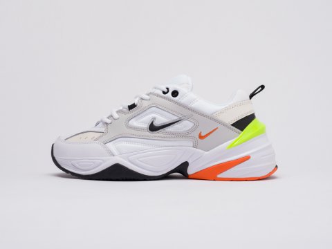 Мужские кроссовки Nike M2K Tekno White / Black / Orange / Volt - фото