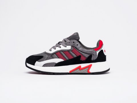 Женские кроссовки Adidas Tresc Run WMNS Grey / Scarlet / Core Black / White - фото