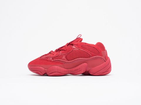 all red yeezy 500