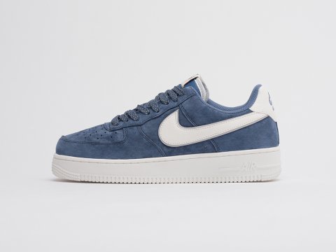 Nike Air Force 1 Low Blue Suede / White / White