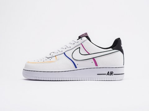 Nike Air Force 1 Low White / Color Thin Stripes