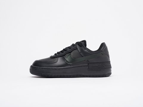 Женские кроссовки Nike Air Force 1 Shadow WMNS All Black (36-40 размер)