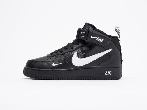 Nike Air Force 1 07 Mid LV8 черные мужские (40-45) Nike Air Force 1 07 Mid LV8 черные мужские (40-45)