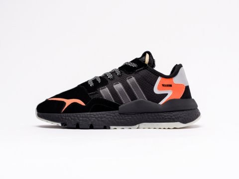 Мужские кроссовки Adidas Nite Jogger Winter Black / Grey / Orange (40-45 размер)